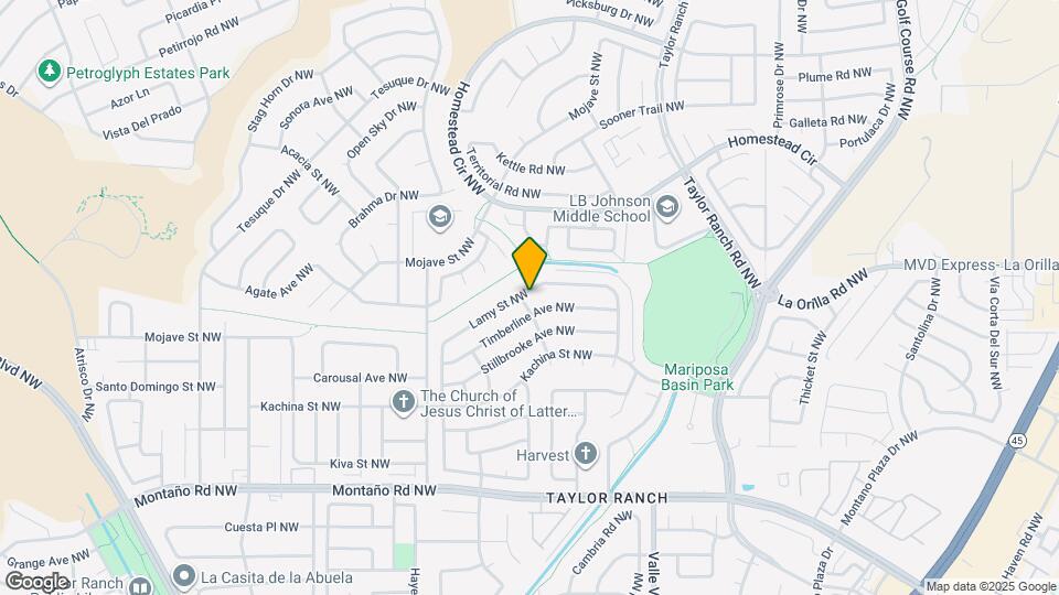 6600 Lamy St NW Map and Location Details