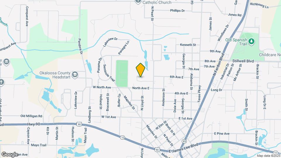 822 Arbor Lake Dr Map and Location Details
