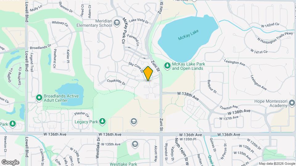 13900 Lake Song Ln Map and Location Details