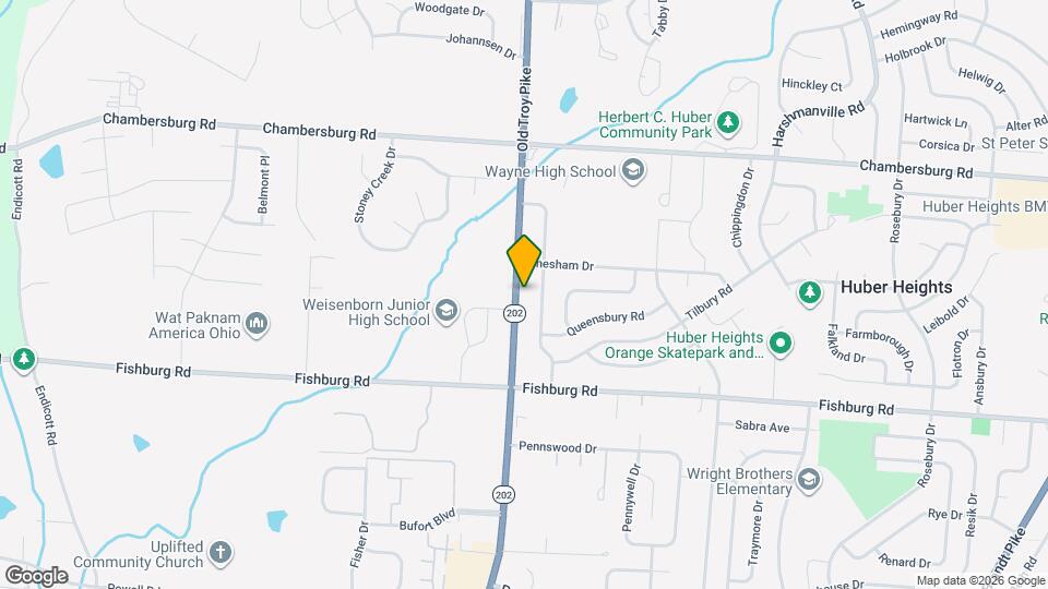 6148 Old Troy Pike Map and Location Details