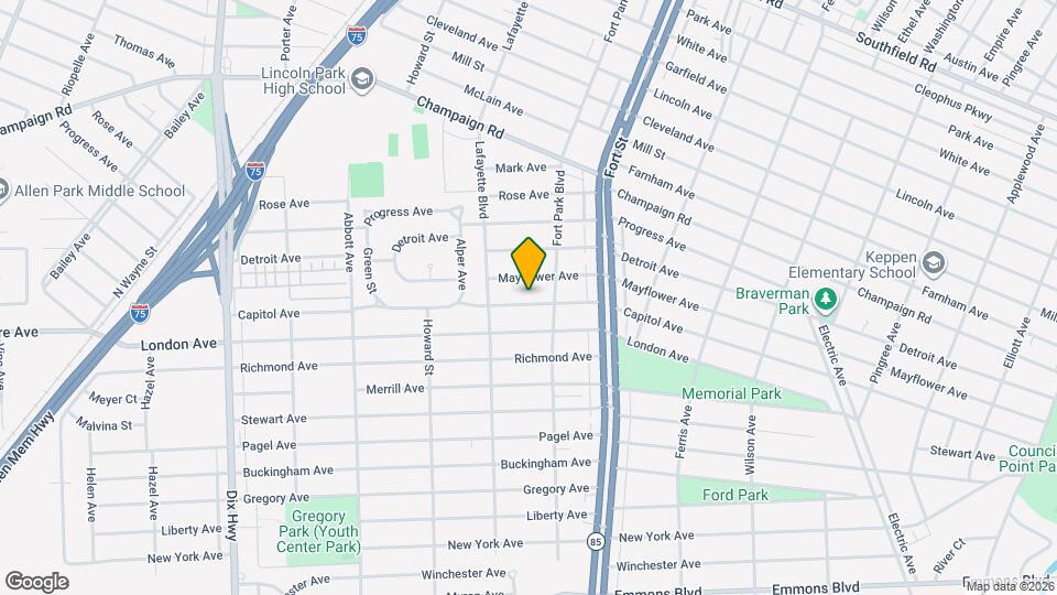 1400 Capitol Ave Map and Location Details