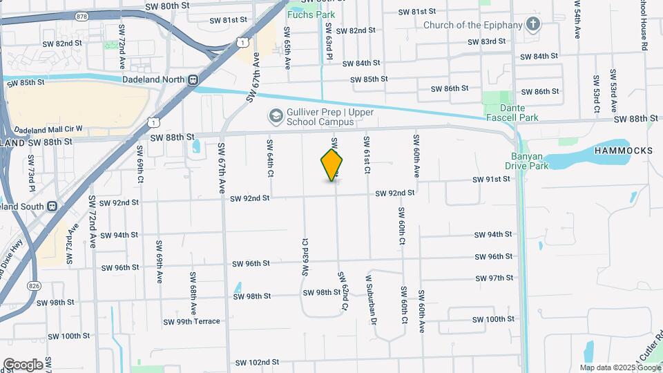 6255 SW 92nd St Map and Location Details