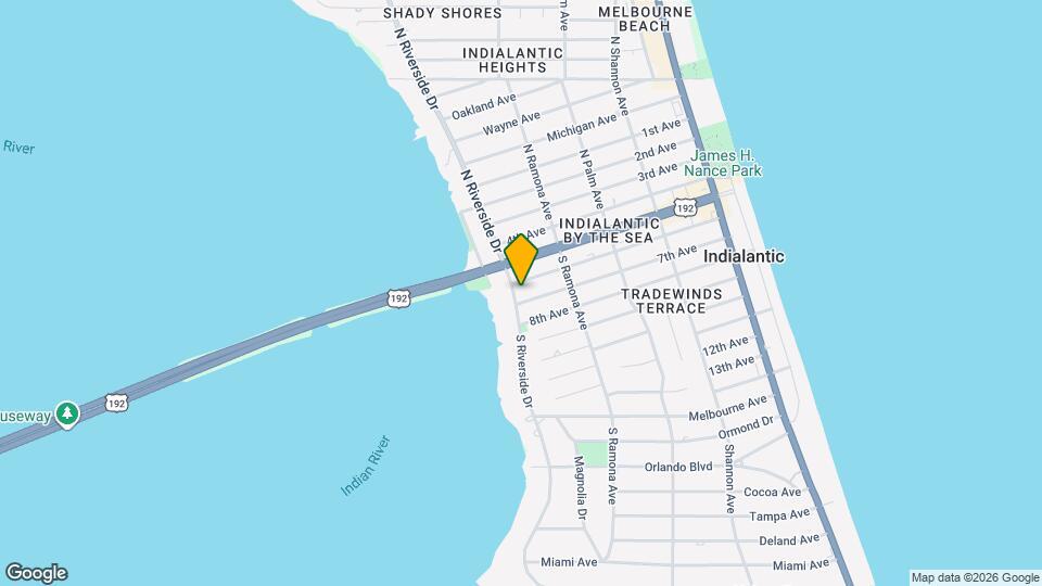 209 S Riverside Dr Mapa y Detalles de la Ubicación