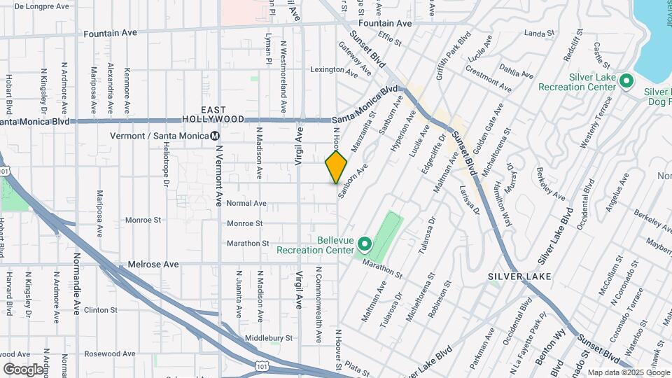 875 N Hoover St, Unit 875 Mapa y Detalles de la Ubicación