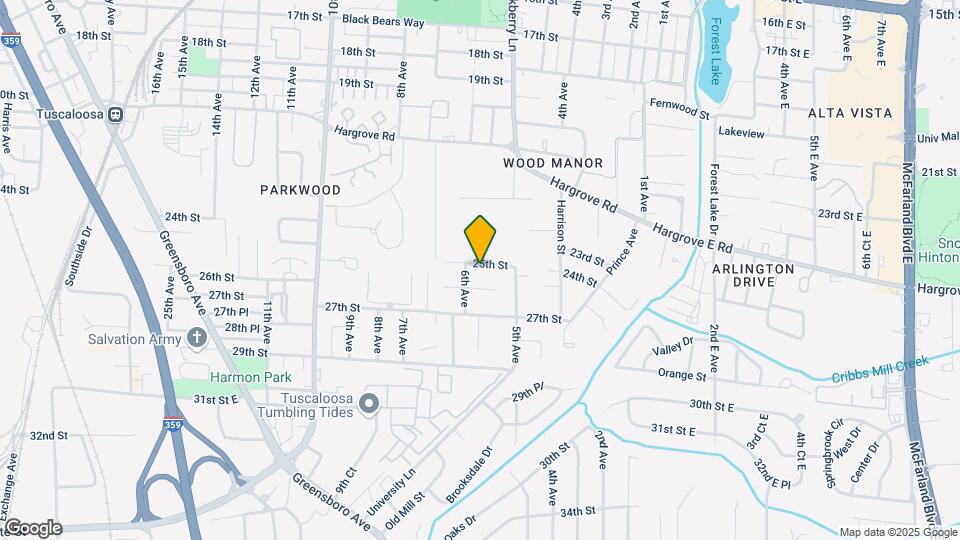 559 25th St Map and Location Details