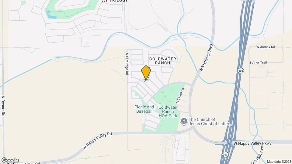 12158 W Desert Moon Way Map and Location Details