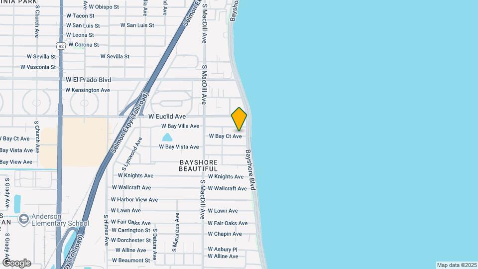 2905 W Bay Ct Ave Map and Location Details