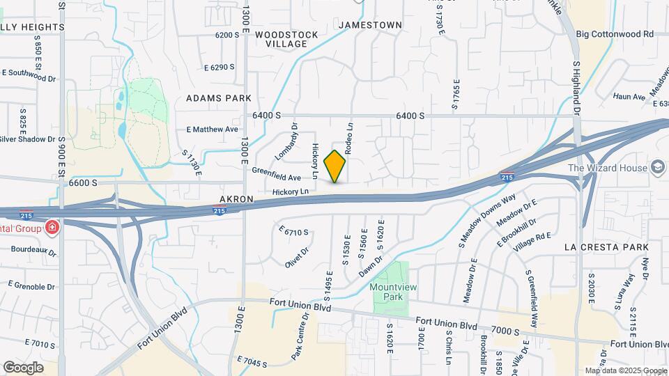 1502 Greenfield Ave Map and Location Details