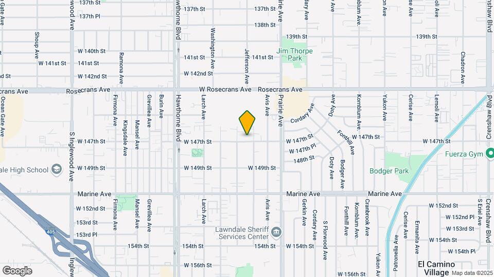 4111 W 147th St Map and Location Details