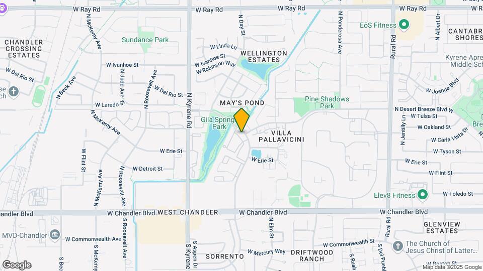 5732 W El Lago St Map and Location Details