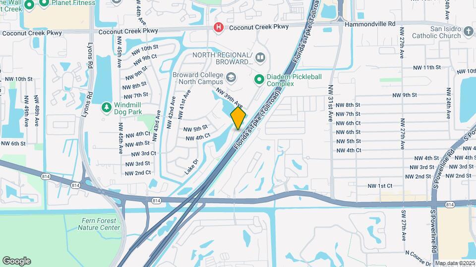 Coconut Creek Apartments Map and Location Details