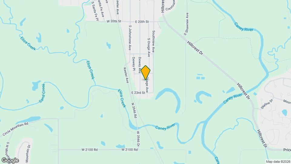 2225 S Osage Ave Map and Location Details