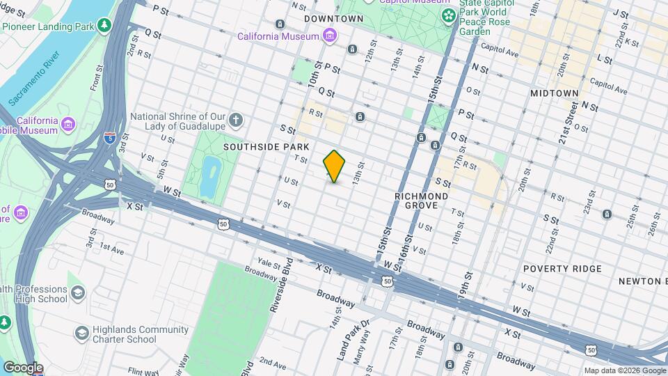 1209 U St Map and Location Details