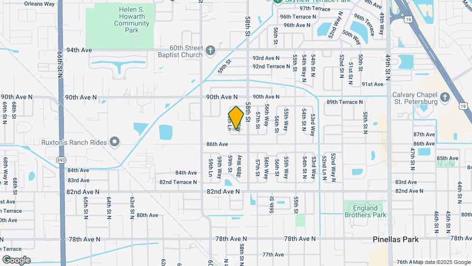 5845 87th Ave Map and Location Details