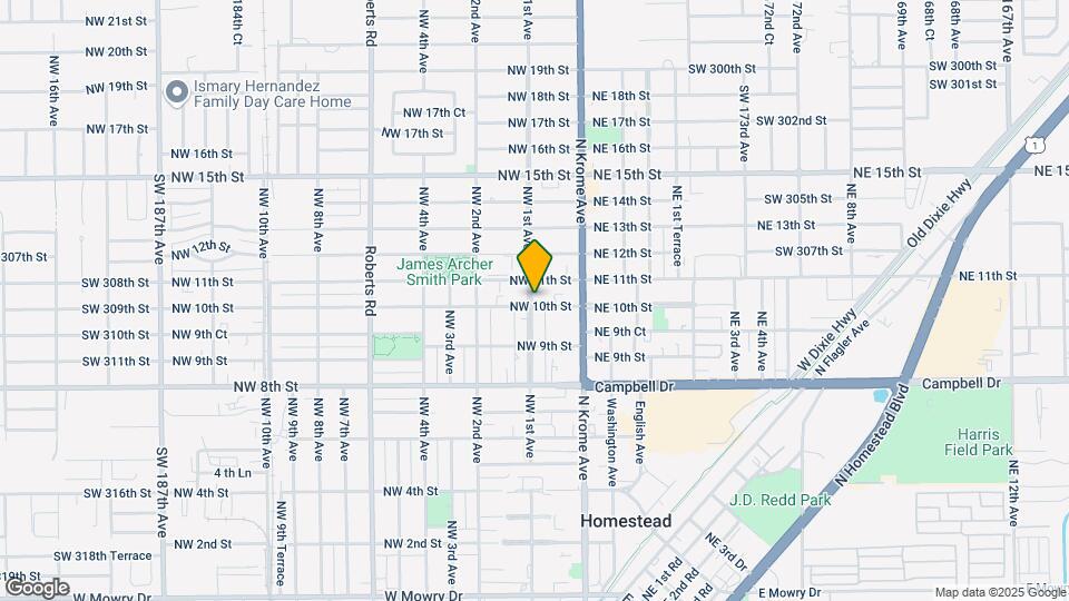 1005-1017 NW 1 Ave Mapa y Detalles de la Ubicación
