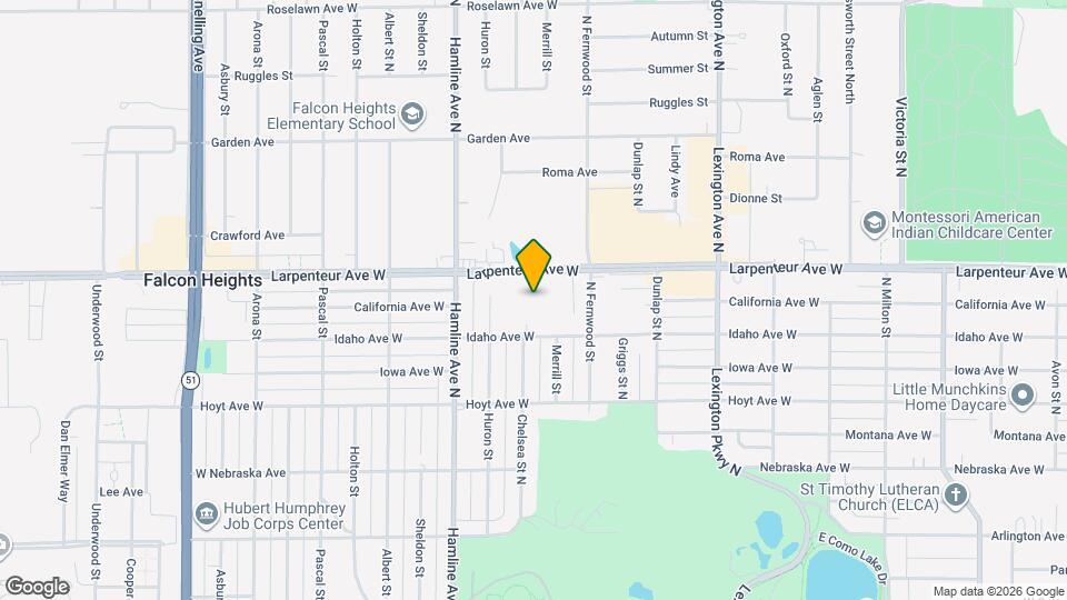 1260 Larpenteur Ave W Mapa y Detalles de la Ubicación