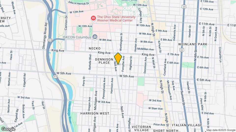 1334 Neil Ave. Map and Location Details