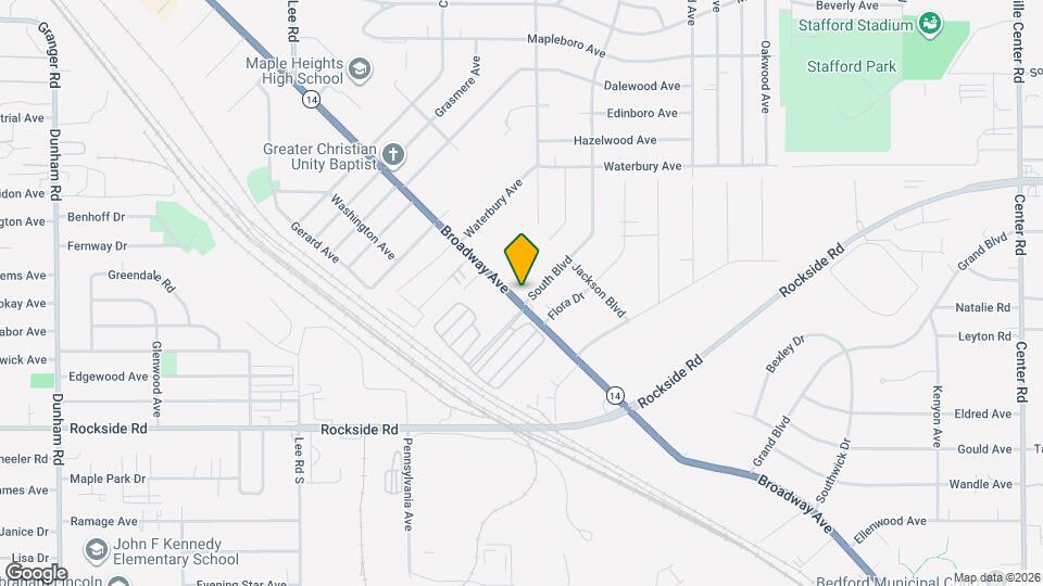 17421 Broadway Ave Map and Location Details