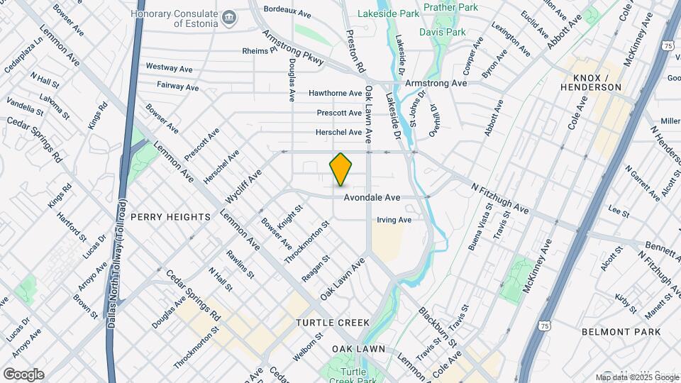 4219 Avondale Ave, Unit 116 Map and Location Details