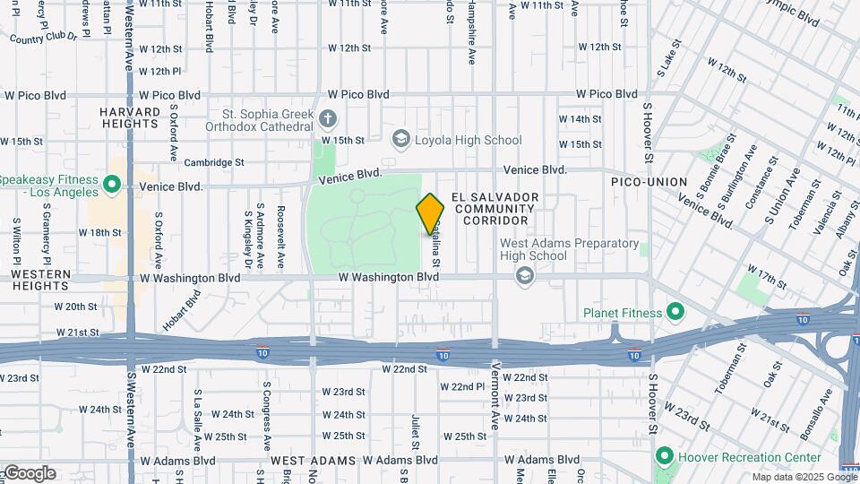 1745 S Catalina St Map and Location Details