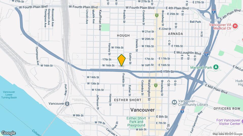 1512 Franklin St Map and Location Details