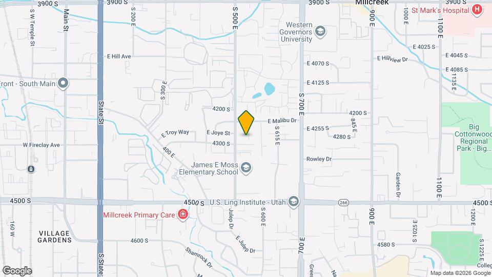 4284 S Normandie Ln Mapa y Detalles de la Ubicación