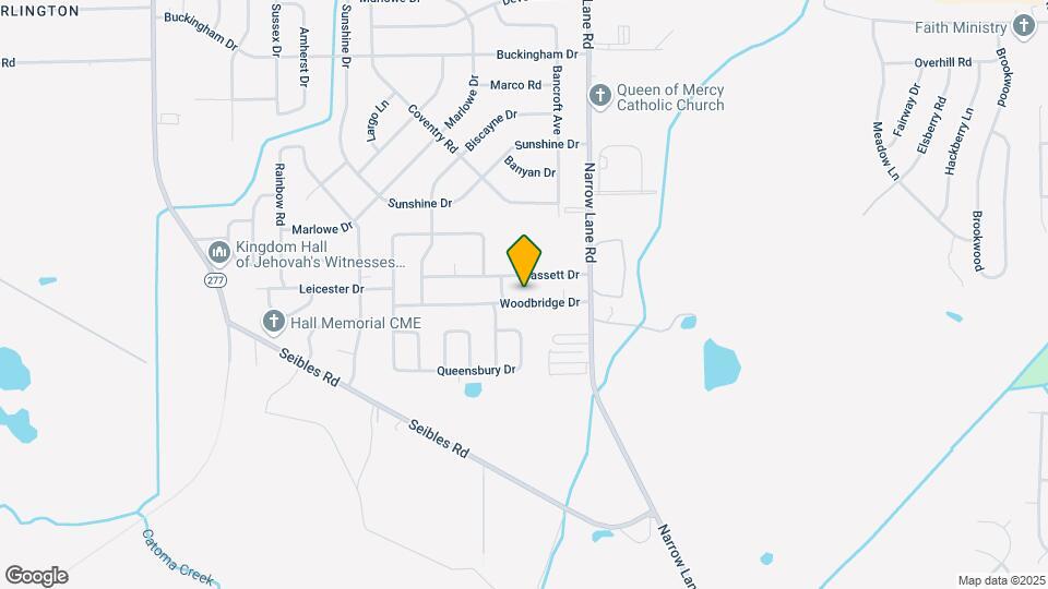 1217 Woodbridge Dr Map and Location Details