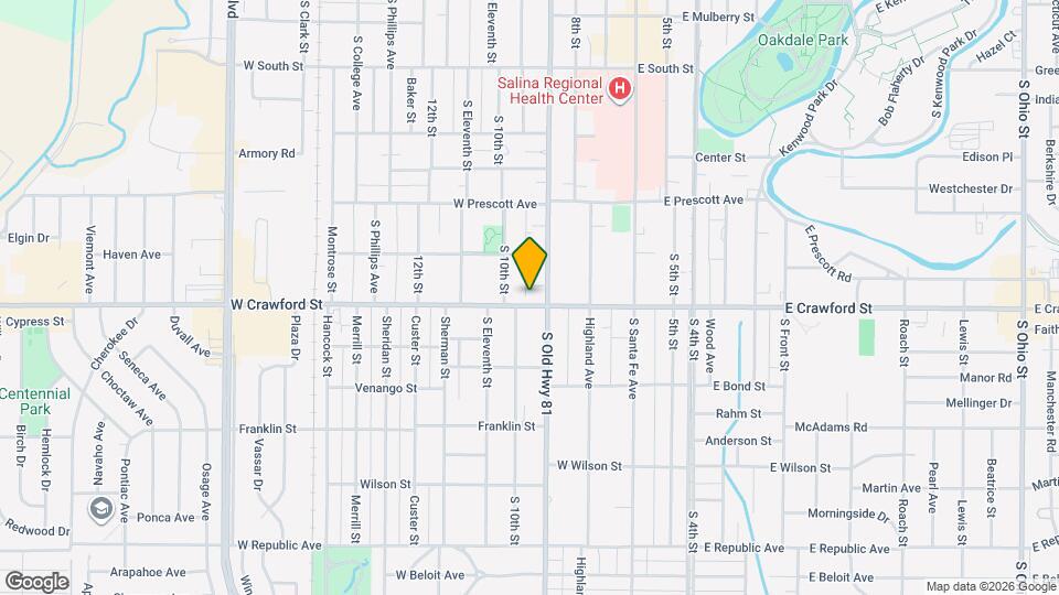 314 W Crawford St, Unit 314B Mapa y Detalles de la Ubicación