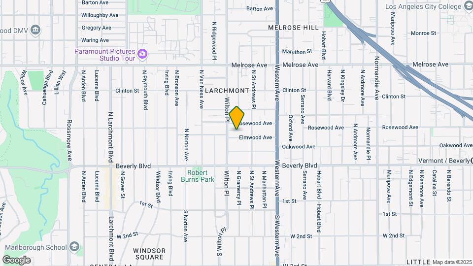 4835 Elmwood Ave Mapa y Detalles de la Ubicación