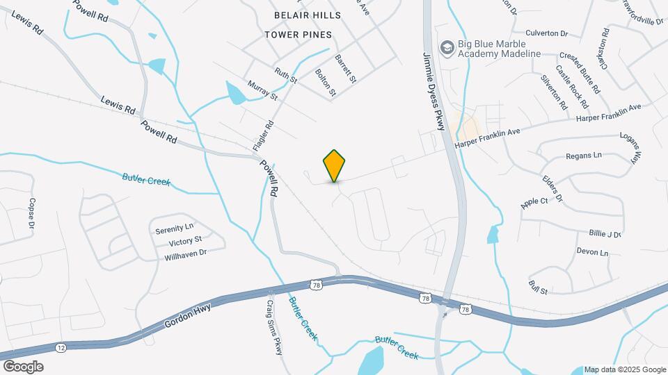 3864 Harper Franklin Ave Map and Location Details