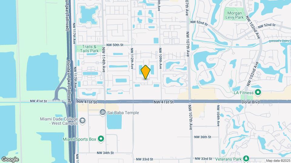 11017 NW 43rd Ln Map and Location Details