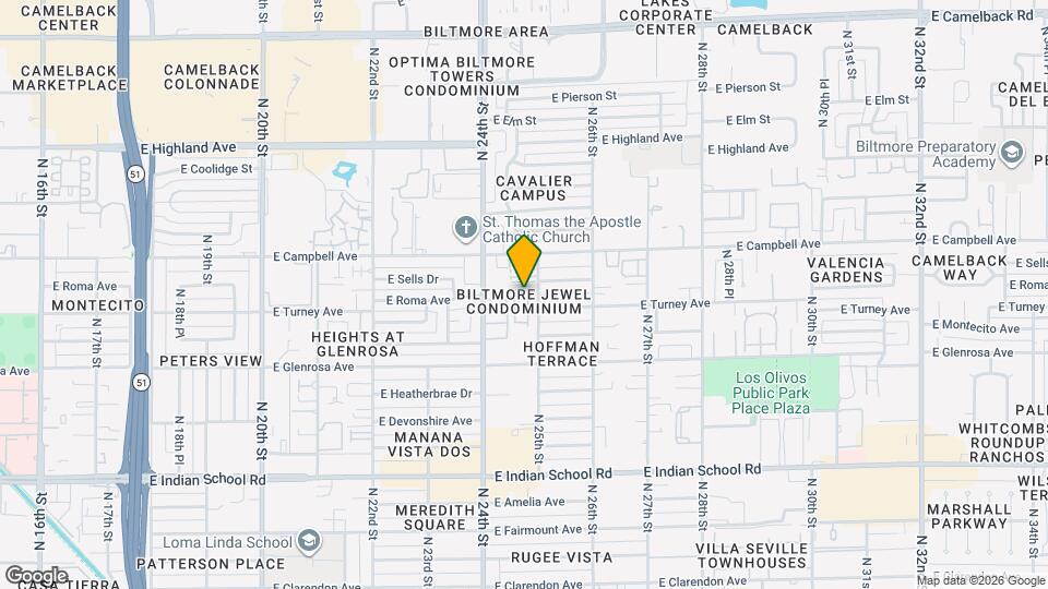4440 N 24th Way Mapa y Detalles de la Ubicación