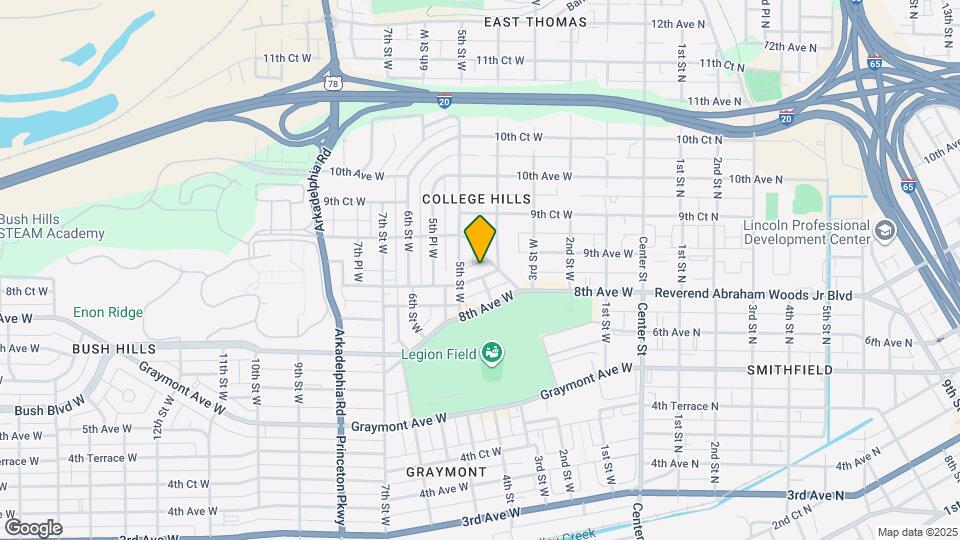 400 8th Terrace W Map and Location Details