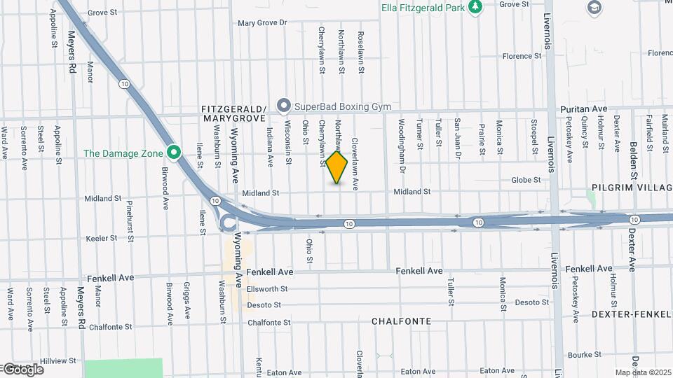 15703 Northlawn St Mapa y Detalles de la Ubicación