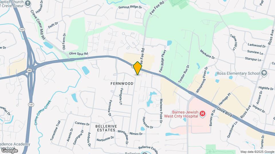 12901 Fernway Ln Mapa y Detalles de la Ubicación