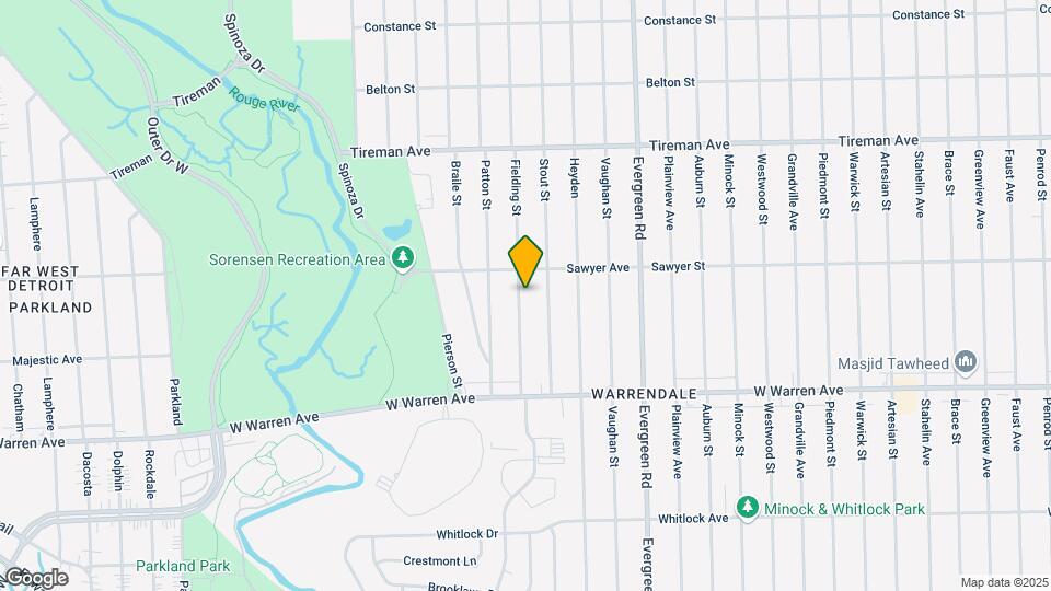 7404 Fielding St Map and Location Details