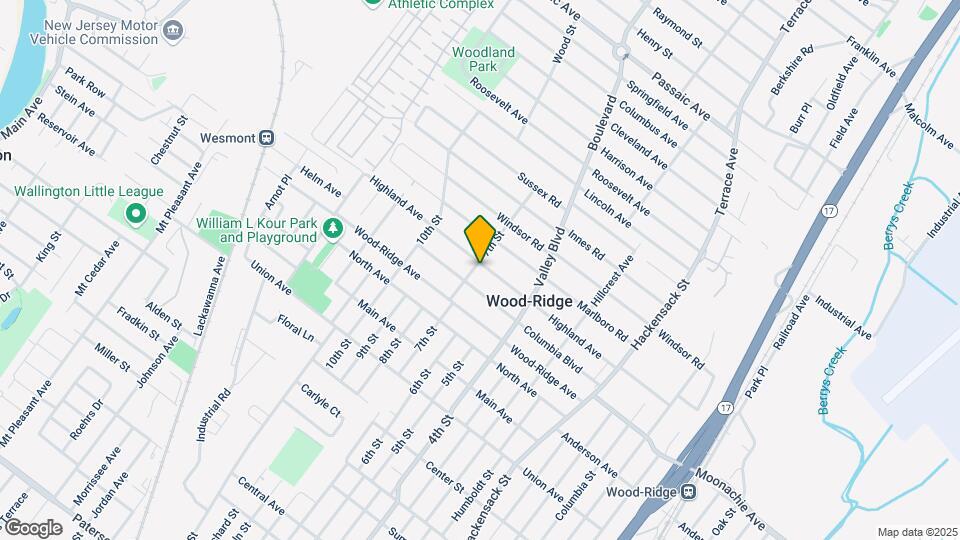 302 Hackensack St Map and Location Details