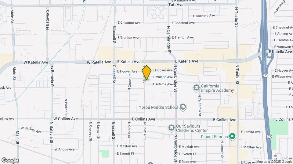 507 E Adams Ave Map and Location Details