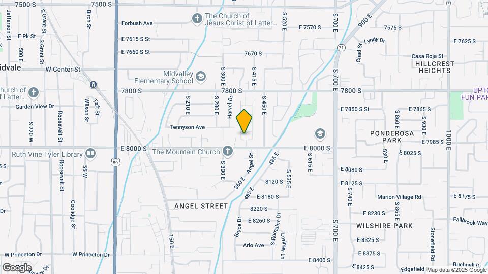 381 Corral Creek Dr Map and Location Details