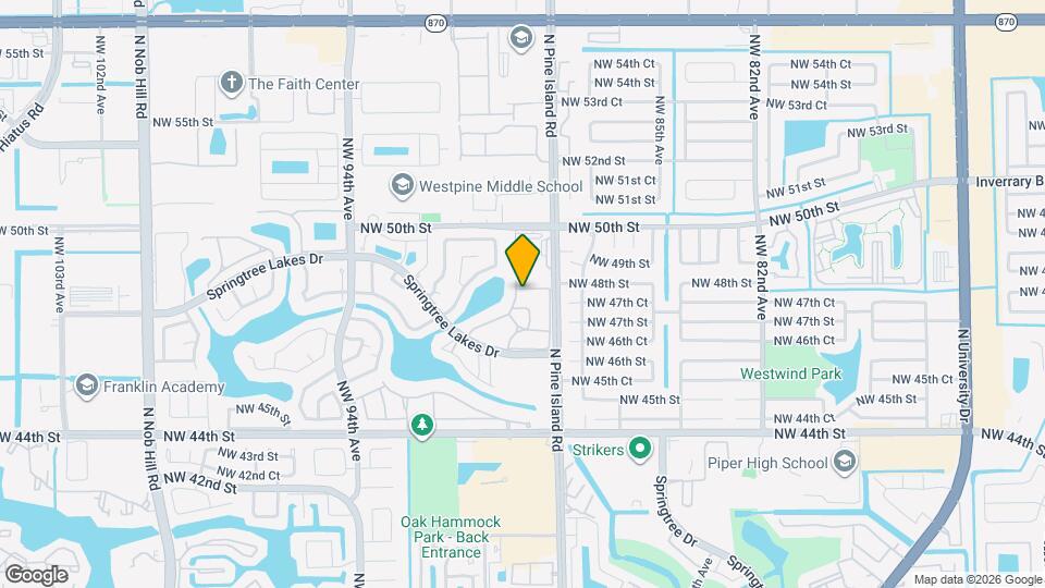 8858 NW 48th St Map and Location Details