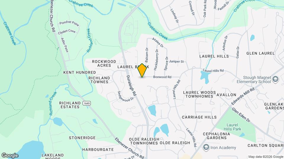 4501 Boxwood Rd Map and Location Details