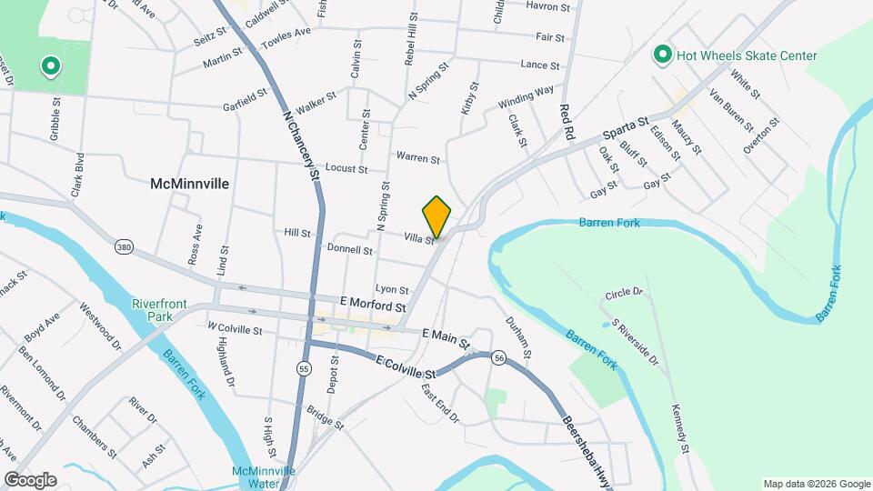 413 Sparta St Map and Location Details