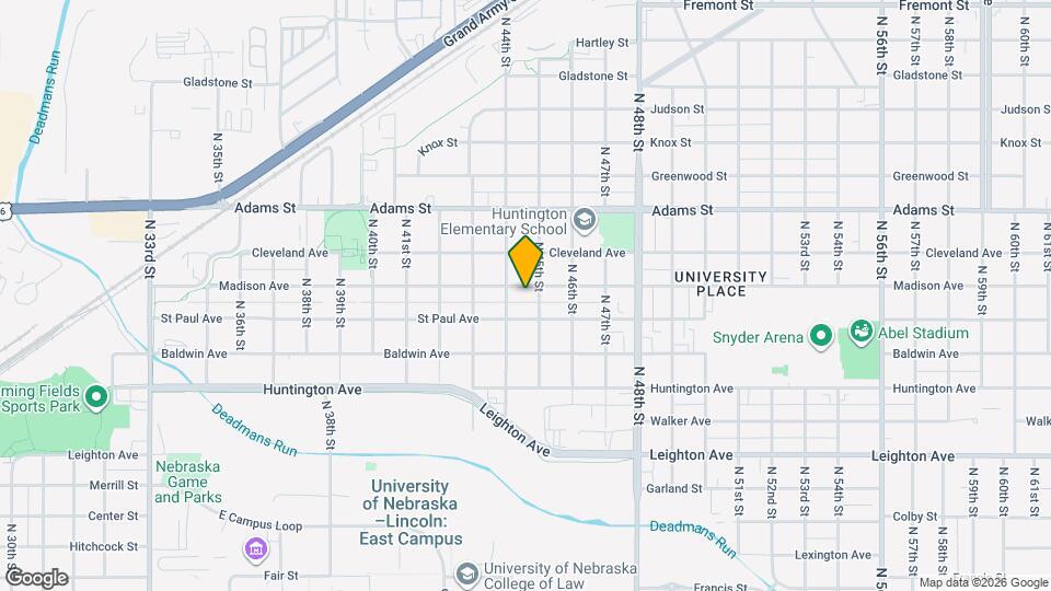 4427 Madison Ave Map and Location Details