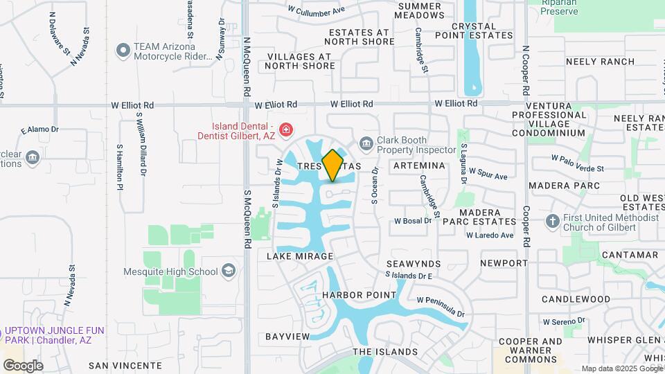 1414 W Coral Reef Dr Map and Location Details