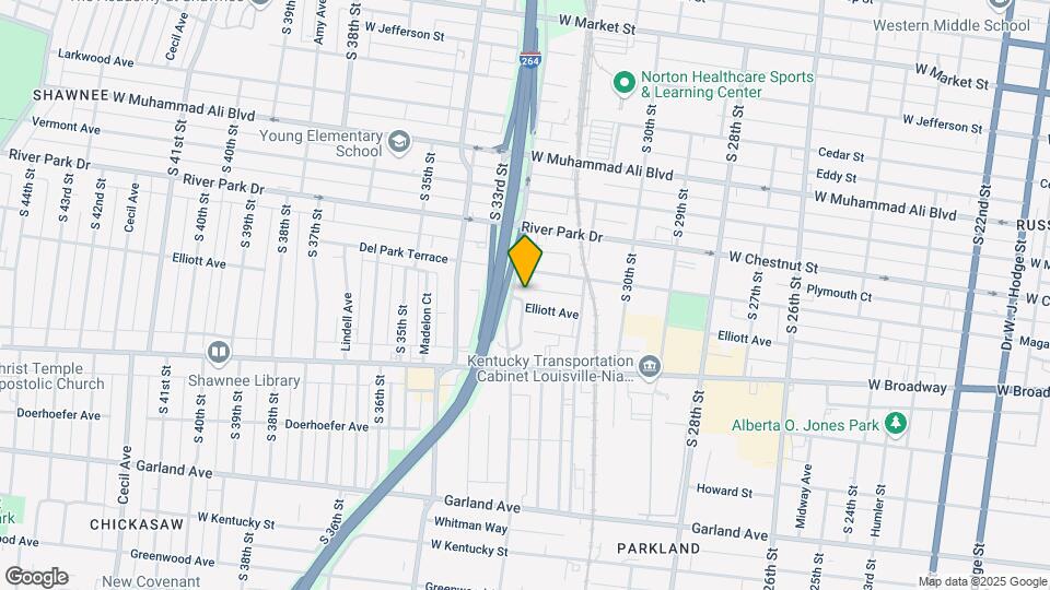 645 Eastlawn Ave Map and Location Details