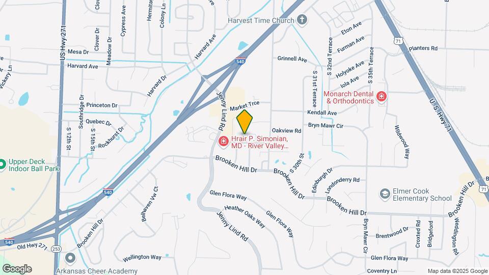 2705 Oakview Rd Map and Location Details
