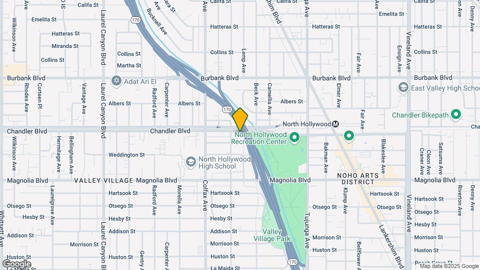 11600 Chandler Blvd Mapa y Detalles de la Ubicación