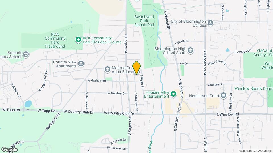 2417 S Madison St Map and Location Details