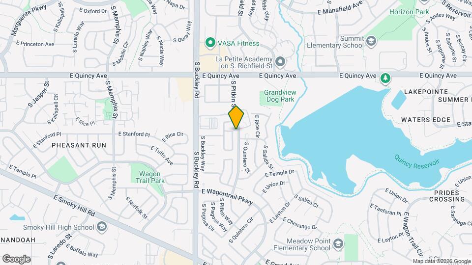 4496 S Pagosa Cir Map and Location Details