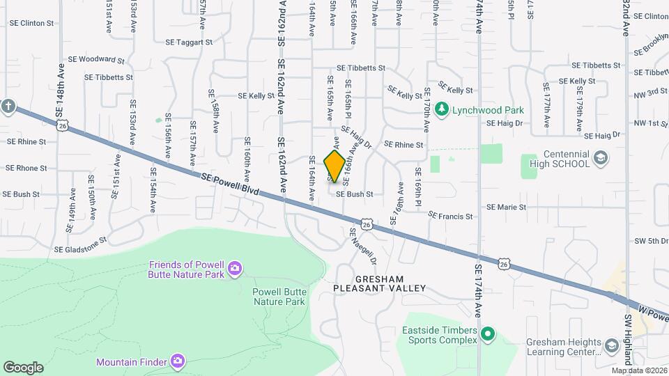 3736 SE 165th Ave, Unit 3736 Map and Location Details